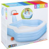 Надувной семейный бассейн INTEX 57183NP с баскетбольным кольцом